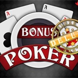 Bonus Poker Deluxe - 3 Hands slot logo by RTG (Reel Time Gaming) at Cowboy Spin Casino