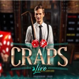 Live Craps logo – Live Casino by Evolution at Cowboy Spin Casino